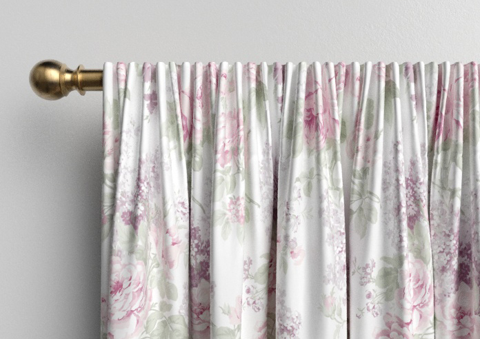 Shabby Chic by Rachel Ashwell Wild Garden, Lilac - Made to Measure Curtains - Image 9